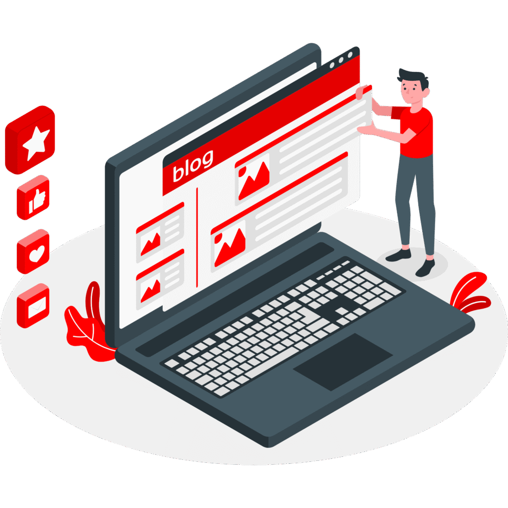 contact or inquiry illustration